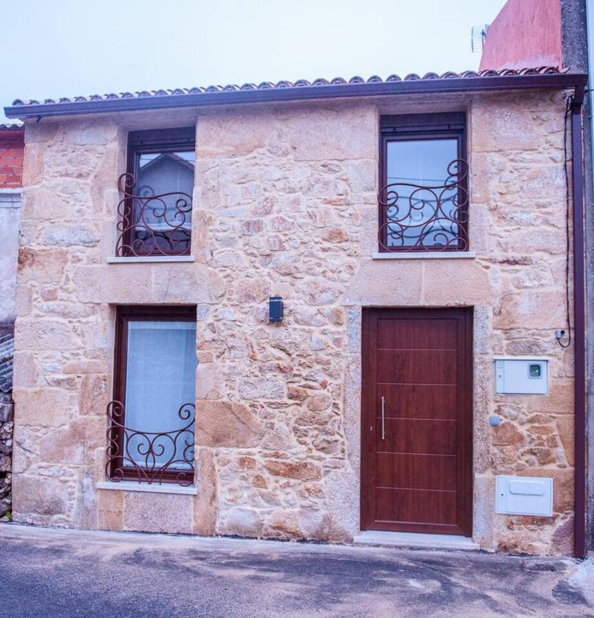 Casa Bretema En 1ª Linea De Playa Villa Boiro Buitenkant foto